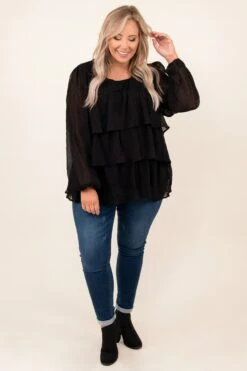 Pure Ambition Blouse, Black 9 Pure Ambition Blouse, Black -Chic Soul Store 9 1 14697