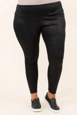 Slither Into The Night Leggings, Black