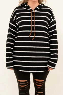 Never Too Much To Ask Hoodie, Black-White 11 Never Too Much To Ask Hoodie, Black-White -Chic Soul Store 9 23 15856