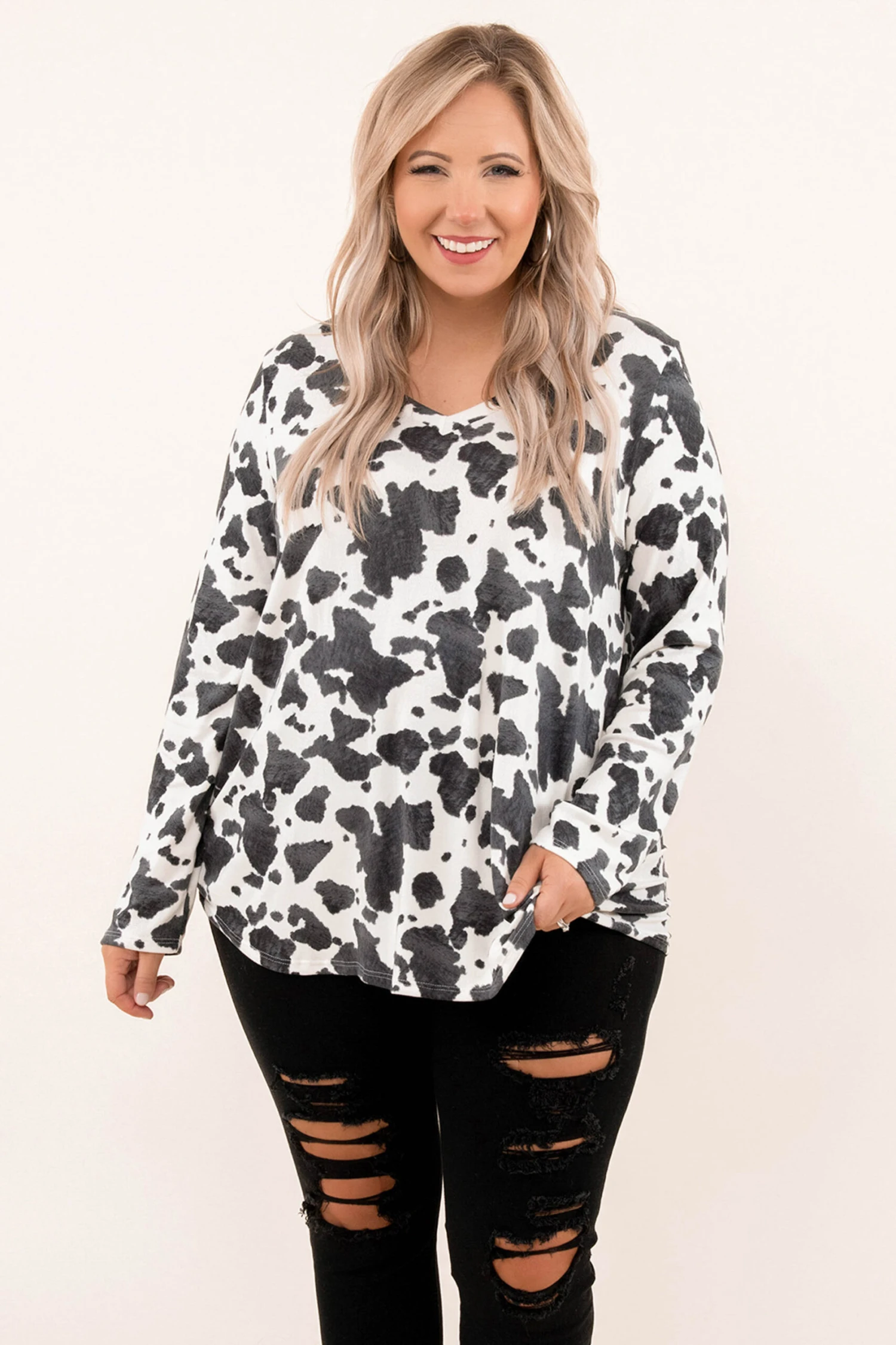 Count On Me Top, Charcoal 3 Count On Me Top, Charcoal