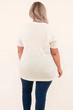 Plaid Pumpkin Tee, Natural -Chic Soul Store 9 3 14906