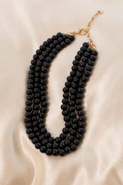 There's Layers To This Necklace, Black