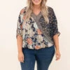 Everything You Need Top, Navy -Chic Soul Store 9 30 17049