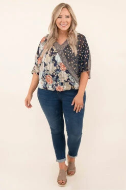 Everything You Need Top, Navy 9 Everything You Need Top, Navy -Chic Soul Store 9 30 17050