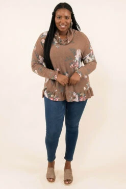 Make Me Think Top, Mocha 9 Make Me Think Top, Mocha -Chic Soul Store 9 7 15015