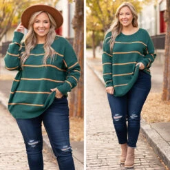 Slumber Party Sweater, Olive-Rust -Chic Soul Store 9 0746679d 618e 4ae8 a918 7bde26497b17