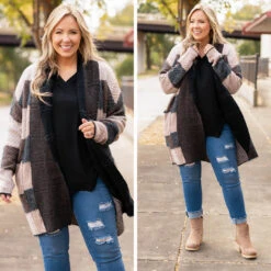 Rooting For Romance Cardigan, Taupe Multi -Chic Soul Store 9 2bdf01d5 e961 45a8 b7e1 6f8fd94f716f