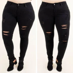 She Ready Jeggings, Black -Chic Soul Store 9 4436c7ec 4033 4677 b593 1f646b1a911c