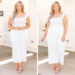 Stylish Princess Jumpsuit, Off White -Chic Soul Store 9 582ac826 20de 4ffb 9846 43607c2e4169