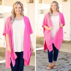 Oahu Walks Kimono, Hot Pink -Chic Soul Store 9 6d3fff86 016d 4632 8a01 be66f88a4e74