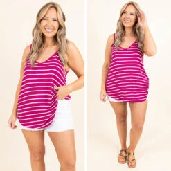 Toes In The Sand Tank, Magenta -Chic Soul Store 9 77fa7f86 337a 46f9 a46e 494ad1d4254c