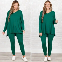 Happiness Because Of You Set, Dark Green -Chic Soul Store 9 84a6e9ef 6a8c 4601 999e 8027780104b8