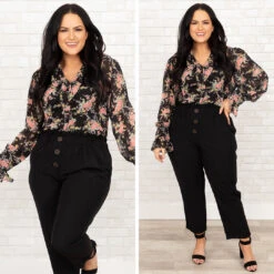 Precious Secrets Top, Black -Chic Soul Store 9 89e177d7 17f6 47f0 a3a9 29479408cc59