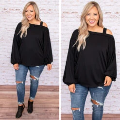 Bring On The Night Top, Black -Chic Soul Store 9 8c151104 265d 4bd6 bc01 5fa488a6f0d1