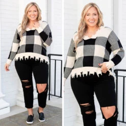 Spark An Idea Sweater, White Black 13 Spark An Idea Sweater, White Black -Chic Soul Store 9 92089494 b84a 4dbe 8246 cc7d0b6c0e6f