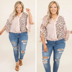 Go Wild Top, Blush Mix -Chic Soul Store 9 a1a925a7 34e7 4a2b 8660 7d0a1a21a60b