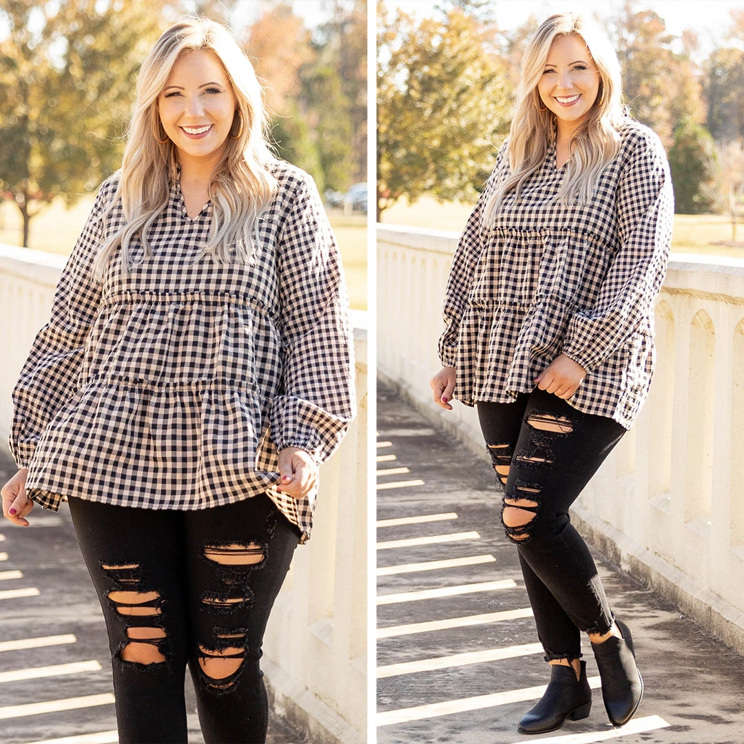 Imported For You Top, Black/Mauve 8 Imported For You Top, Black/Mauve - Image 6