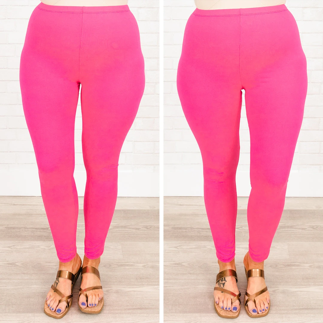 Quick With It Leggings, Neon Pink 9 Quick With It Leggings, Neon Pink - Image 7