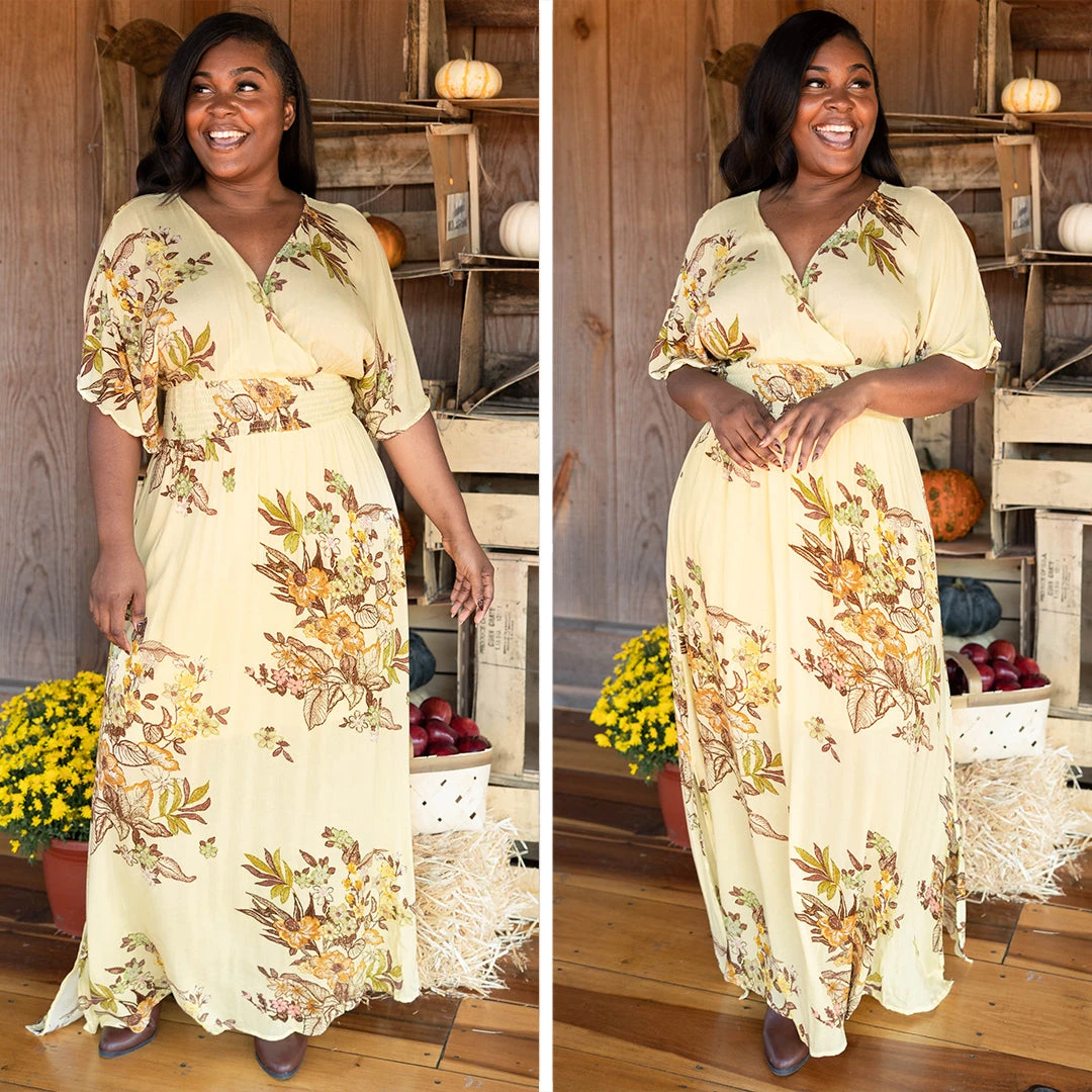 In A Dreamlike State Maxi Dress, Yellow 8 In A Dreamlike State Maxi Dress, Yellow - Image 6