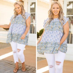 Making Plans For Me Top, Blue -Chic Soul Store 9 ef4d01f3 7e15 47c6 9a28 83558c6caab7