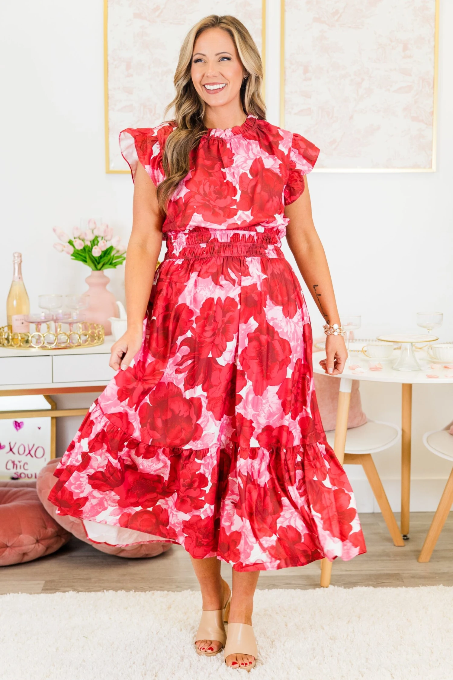 A Crazy Idea Dress, Pink 6 A Crazy Idea Dress, Pink - Image 4