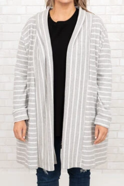 A Few Steps Away Cardigan, Hearth Grey -Chic Soul Store AFewStepsAwayCardigan HearthGrey 9797