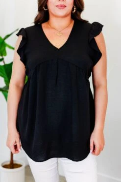 A Fire Within Babydoll Top, Black -Chic Soul Store AFireWithinBabydollTop Black 2