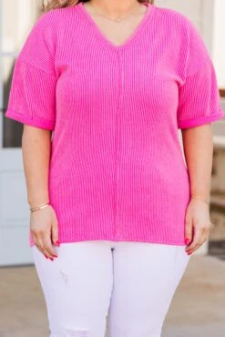 A Genuine Soul Top, Hot Pink 14 A Genuine Soul Top, Hot Pink -Chic Soul Store AGenuineSoulTop HotPink 2