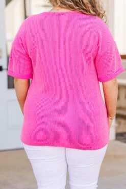 A Genuine Soul Top, Hot Pink 15 A Genuine Soul Top, Hot Pink -Chic Soul Store AGenuineSoulTop HotPink