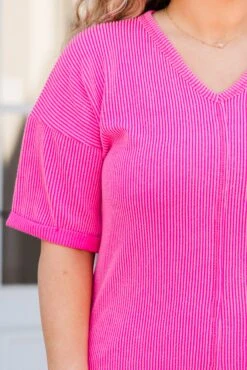 A Genuine Soul Top, Hot Pink 13 A Genuine Soul Top, Hot Pink -Chic Soul Store AGenuineSoulTop HotPink 3