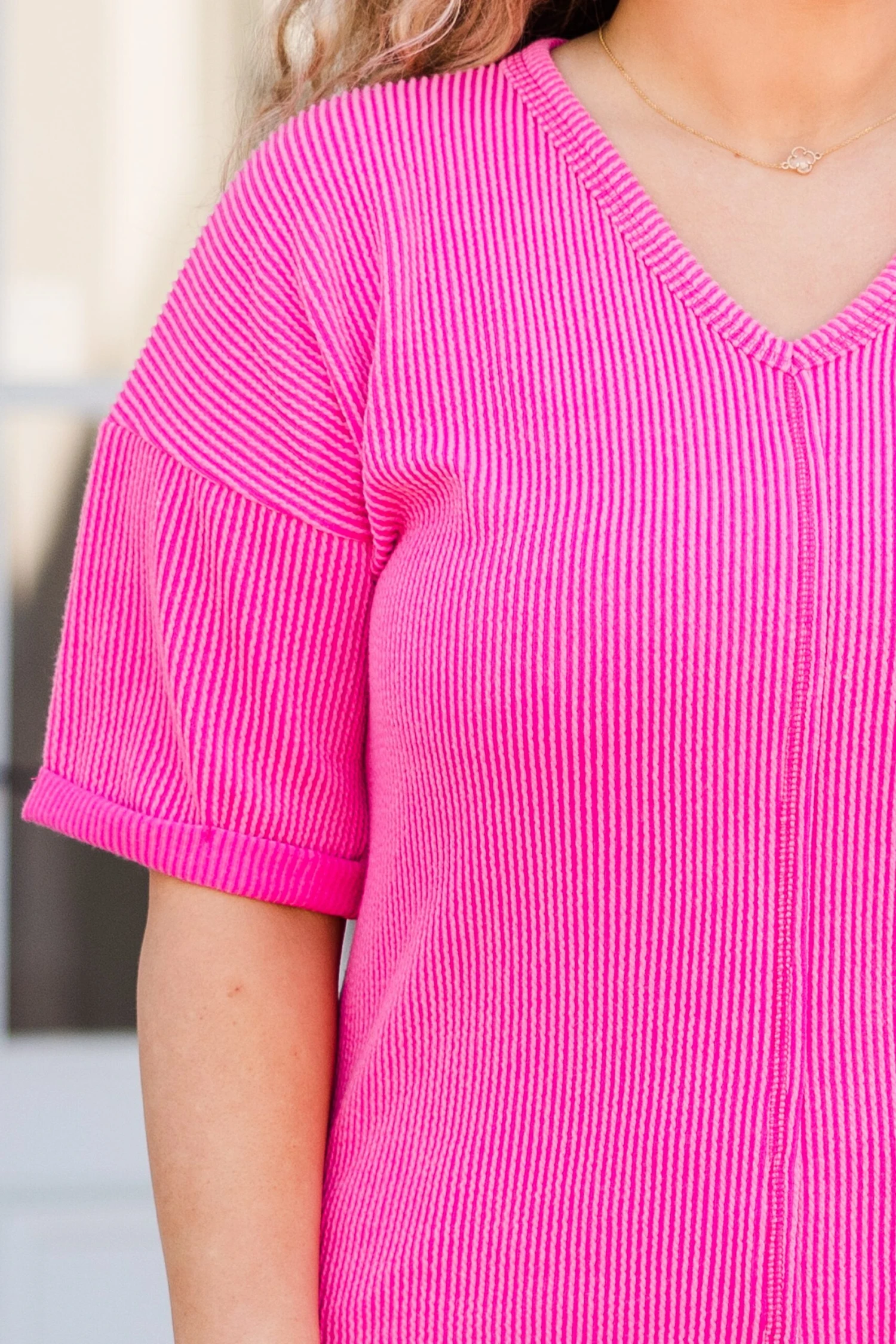 A Genuine Soul Top, Hot Pink 7 A Genuine Soul Top, Hot Pink - Image 5