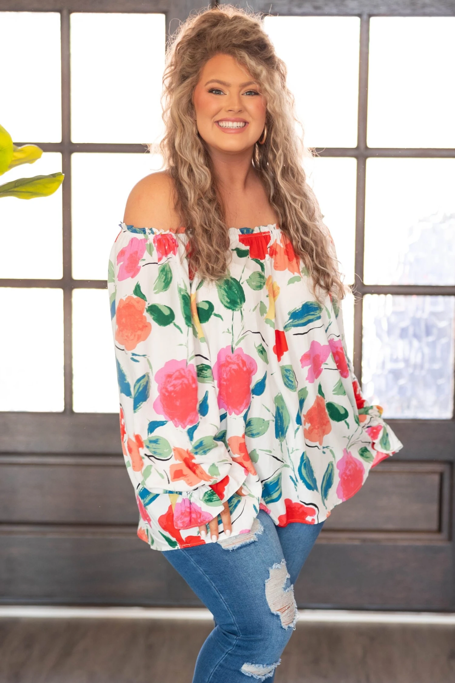 A Heart To Hold Top, Off White 3 A Heart To Hold Top, Off White