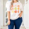 A Is For Apple Tee, Oatmeal Triblend -Chic Soul Store AIsForAppleTee OatmealTriblend 5227