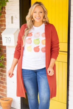 A Is For Apple Tee, Solid White Triblend