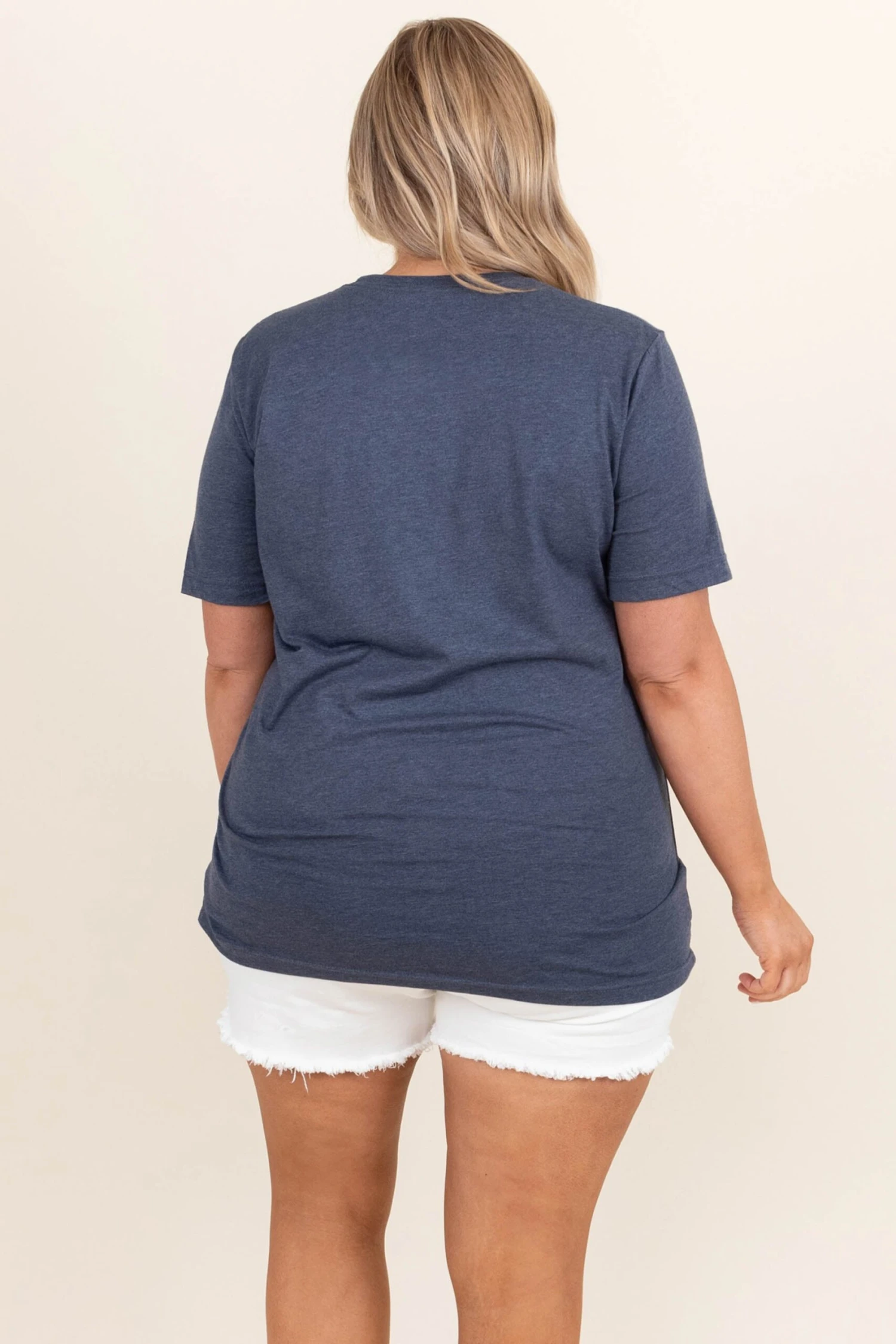 A Little Salty Tee, Heather Navy 7 A Little Salty Tee, Heather Navy - Image 5