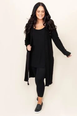 A Lucky Day Cardigan, Black -Chic Soul Store ALuckyDayCardigan Black 3