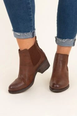 A Midnight Walk Booties, Whiskey -Chic Soul Store AMidnightWalkBooties Whiskey 0089