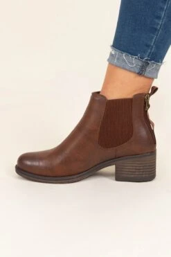 A Midnight Walk Booties, Whiskey -Chic Soul Store AMidnightWalkBooties Whiskey 0091