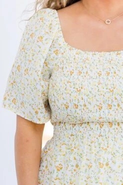 A Moment In The Sun Dress, Yellow -Chic Soul Store AMomentInTheSunDress Yellow 3