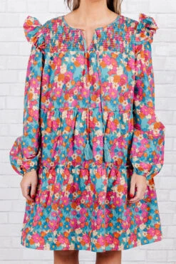 A Secret Garden Dress, Mint Pink -Chic Soul Store ASecretGardenDress MintPink 2