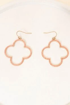 A Song Of Love Earrings, Peach