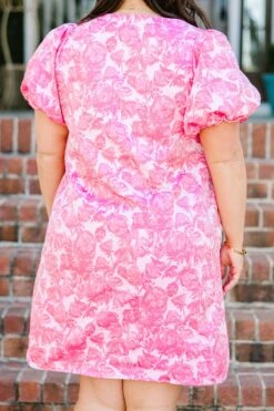 A Springtime Waltz Dress, Pink -Chic Soul Store ASpringtimeWaltzDress Pink 7