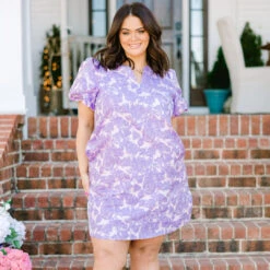 A Springtime Waltz Dress, Purple -Chic Soul Store ASpringtimeWaltzDress Purple 7