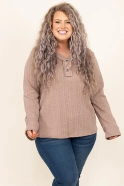 A Sweet Wish Top, Mocha