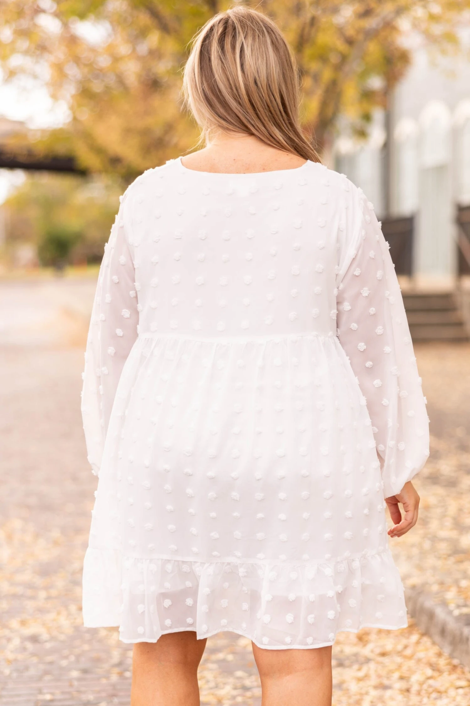 A Touch Of Class Dress, White 7 A Touch Of Class Dress, White - Image 5