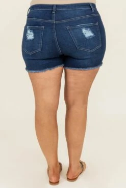 Above The Rest Shorts, Dark Wash 12 Above The Rest Shorts, Dark Wash -Chic Soul Store AboveTheRestShorts DarkWash 0079