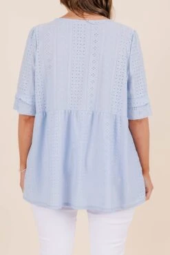 Achieve Greatness Top, Blue -Chic Soul Store AchieveGreatnessTop Blue