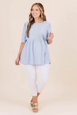 Achieve Greatness Top, Blue -Chic Soul Store AchieveGreatnessTop Blue 5