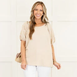 Acts Of Grace Top, Beige 15 Acts Of Grace Top, Beige -Chic Soul Store ActsOfGraceTop Beige df801a49 0127 4201 8e7f ba0cf9911d00