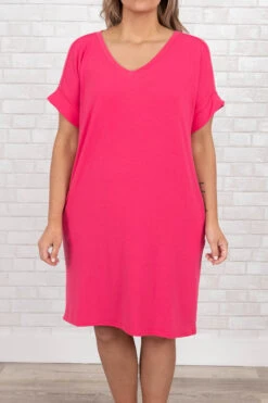 Admire This Beauty Dress, Fuchsia -Chic Soul Store AdmireThisBeautyDress Fuchsia 2